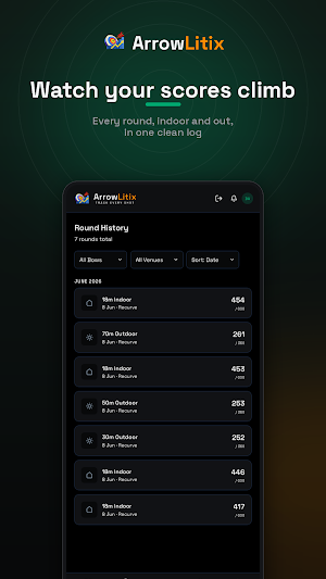 Arrowlitix – Archery Scoring Screenshot 1