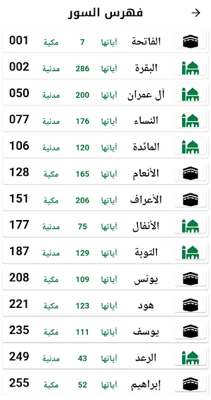 مصحف الرحمن بالألوان برواية ورش Screenshot 2