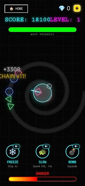 Neon Zuma Screenshot 2