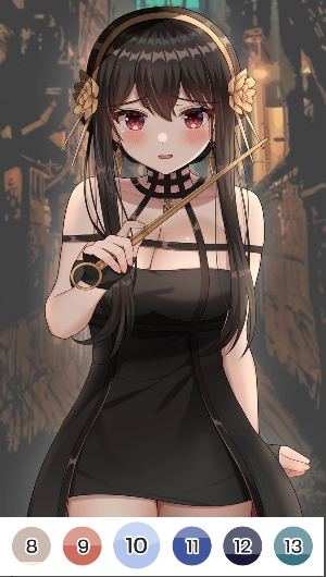 Anime Girl - Color By Number Screenshot 0