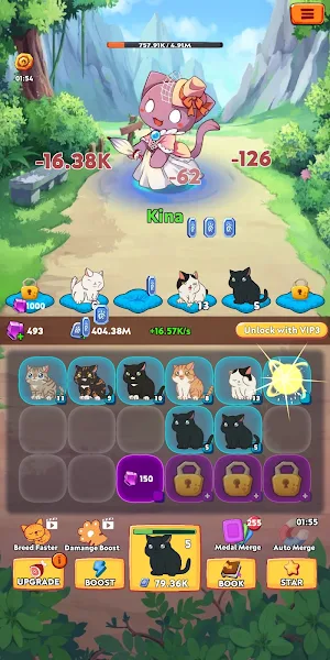 Group Cats Merge Legend Battle Screenshot 0