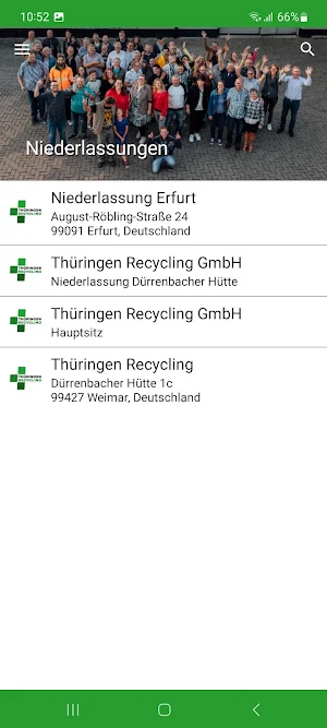 Thüringen Recycling Screenshot 2