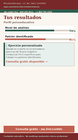 CicloViolencia Rompe el Patrón Screenshot 3