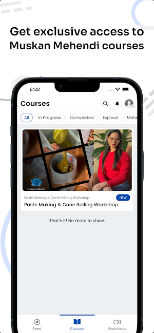 Muskan Mehendi Courses Screenshot 2