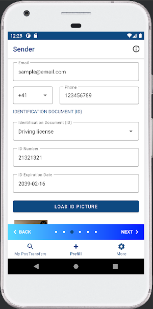 PosTransfer (Test) Screenshot 2