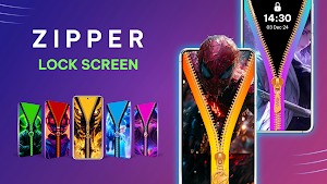 Zipper Lock Screen Wallpapers Screenshot 0