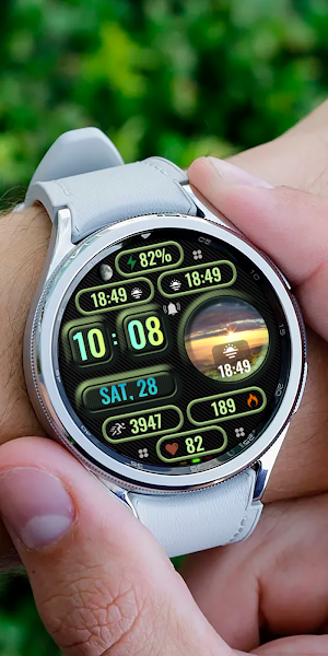 Digital Astra Watch face Screenshot 3