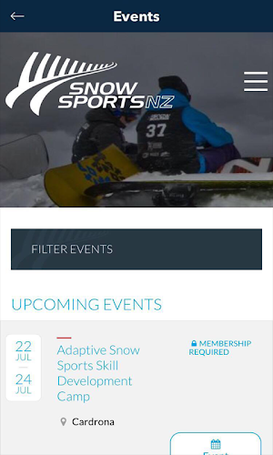 SnowSportsNZ Screenshot 1