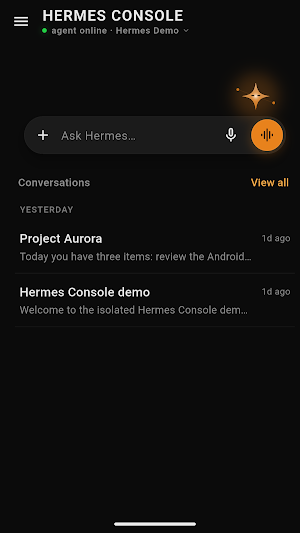 Hermes Console Screenshot 0