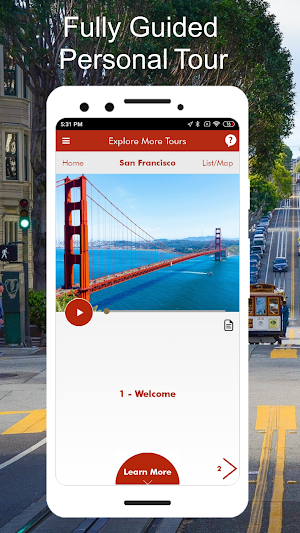 San Francisco California Driving Tour Guide Screenshot 0