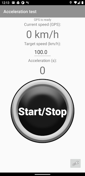 Acceleration test Screenshot 0
