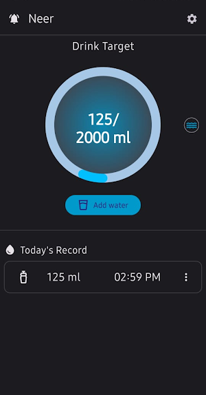 Water Intake Reminder Screenshot 0