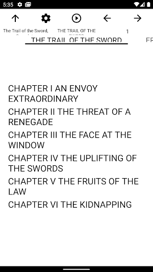 Book, The Trail of the Sword,  Screenshot 1