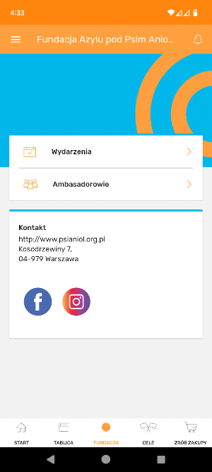 Fundacja Azyl Pod Psim Aniołem Screenshot 2