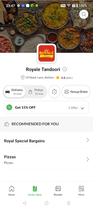Royale Tandoori Screenshot 3