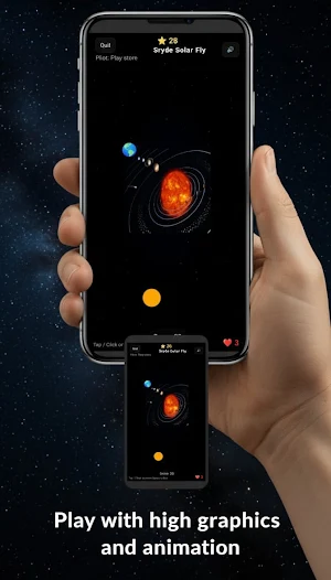 Solar Fly space adventure game Screenshot 1