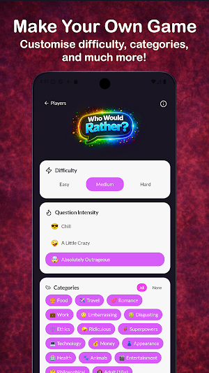 Who Would Rather? Party Game Screenshot 1