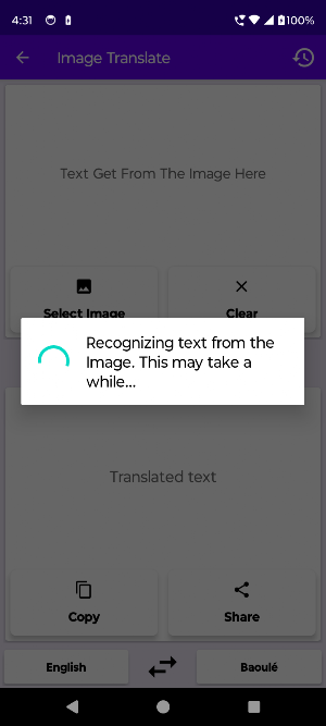 English To Baoulé Translator Screenshot 3