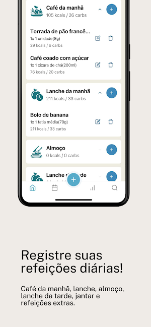 Contagem de Carboidratos - SBD Screenshot 1