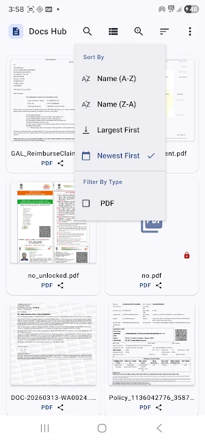 Documents Hub: PDF Organizer Screenshot 2