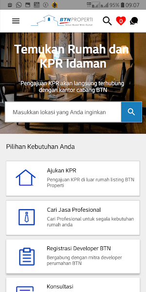 BTN Properti Mobile Screenshot 1