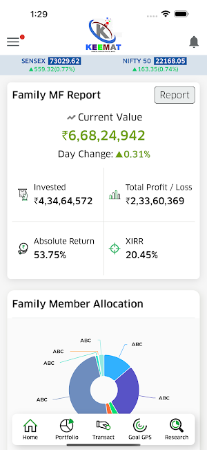 Keemat Financials Screenshot 0