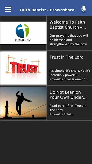 Faith Baptist - Brownsboro Screenshot 0