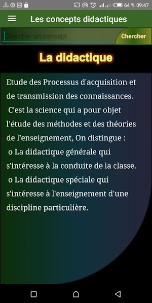 Les concepts de la didactique Screenshot 0