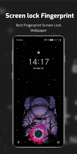Screen lock Fingerprint Themes Screenshot 1