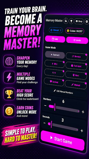 Memory Master – Brain Training Screenshot 0