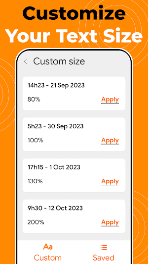 Big Font, Font Size (Big Text) Screenshot 3