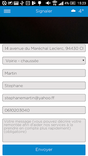 Chennevières Je signale Screenshot 2