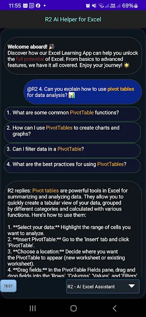 R2 Ai Assistant for Excel Screenshot 0