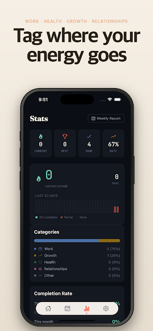 TriFocus: To Do List, Just 3 Screenshot 2
