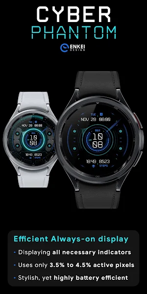 Cyber Phantom - watch face Screenshot 2