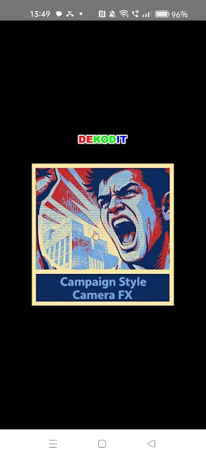 Campaign Style Camera FX Screenshot 2