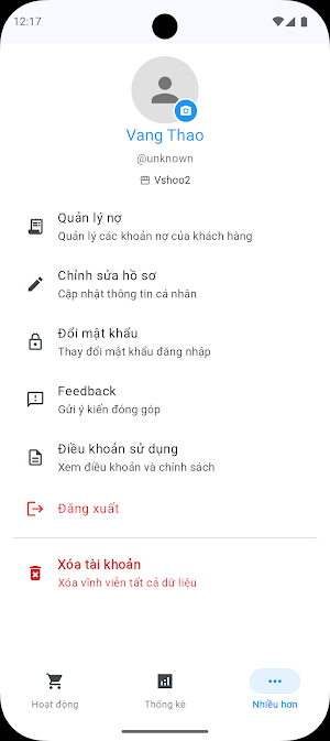 Vshoo - Sổ Thống Kê Screenshot 3