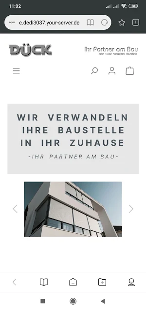 Baustoffhandel Dück Screenshot 0