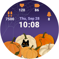 Halloween Cat Watch Animated