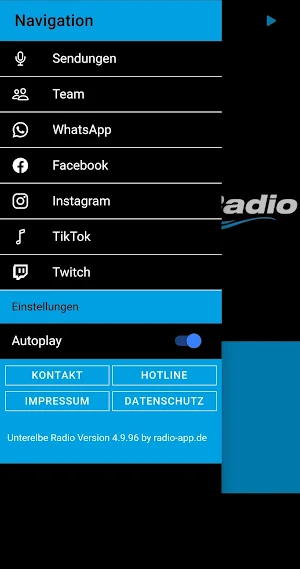Unterelbe Radio Screenshot 1