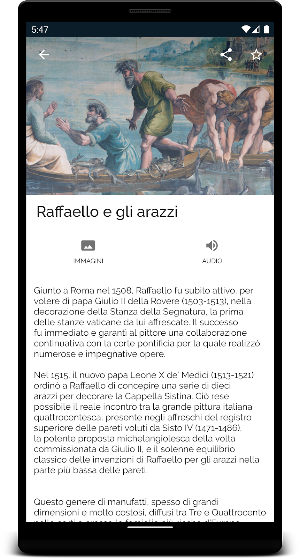 Raffaello capolavori tessuti Screenshot 1