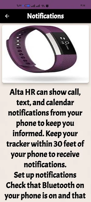Fitbit Alta HR guide Screenshot 1