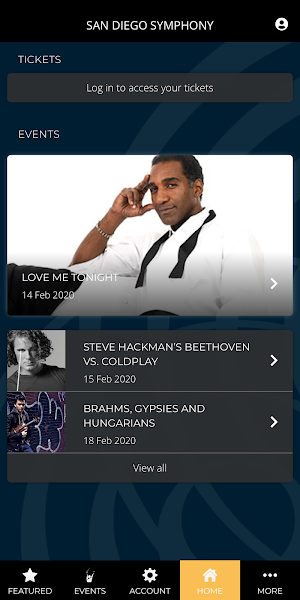 San Diego Symphony Screenshot 1