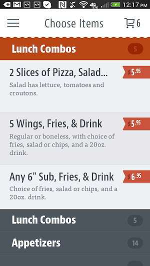 Giovanni's Pizza & Subs Screenshot 2