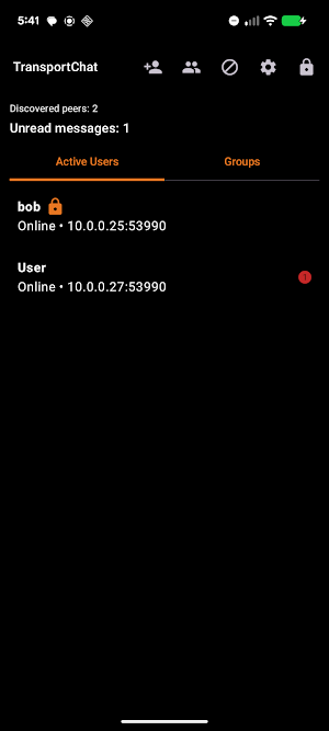 TransportChat Screenshot 0