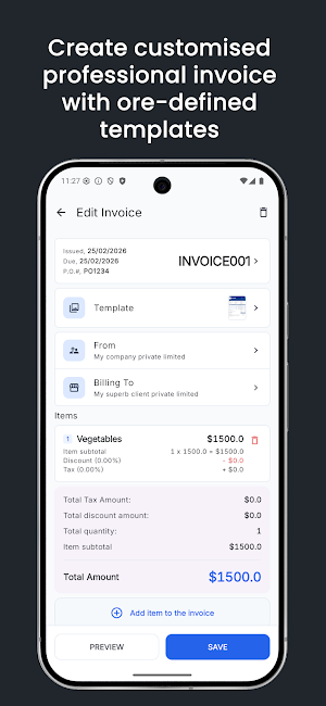 Invoice Master Screenshot 1