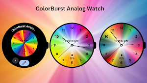 ColorBurst Analog Watch Screenshot 2