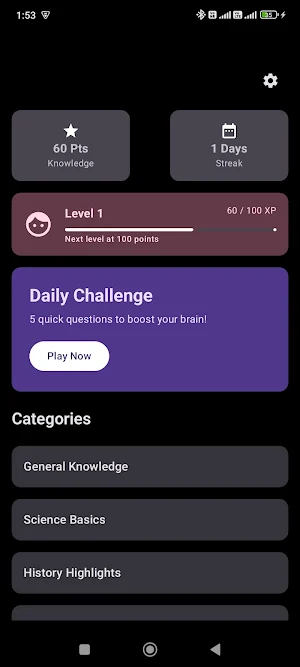 Micro Learning Challenge Screenshot 0