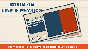 Brain on Line vs Physics Puzzle Screenshot 0