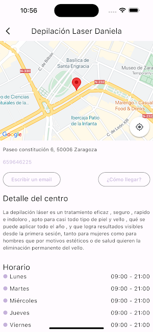 Depilación Láser Daniela Screenshot 1
